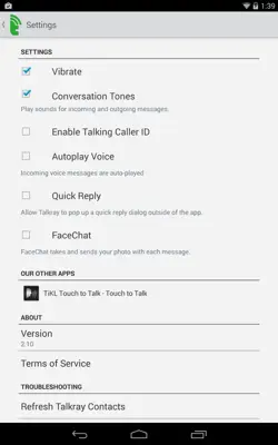 Talkray android App screenshot 2